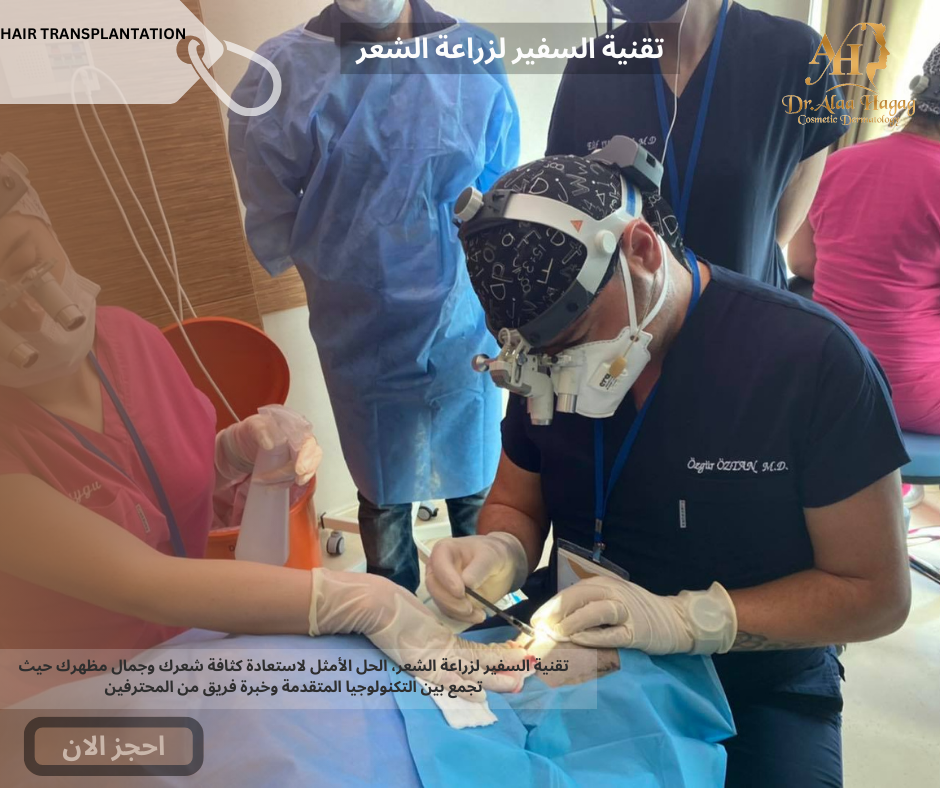 تقنية السفير لزراعة الشعر