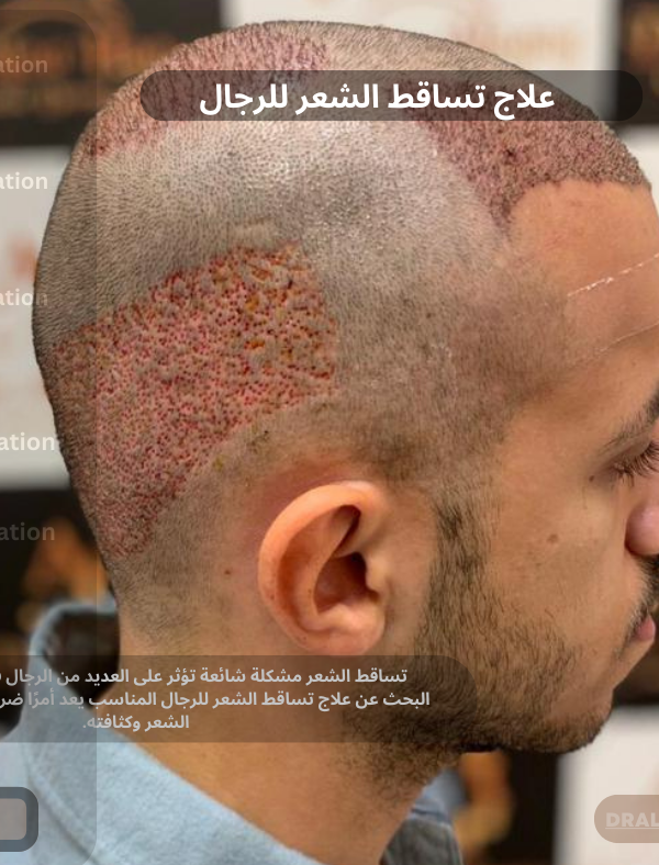 علاج تساقط الشعر للرجال