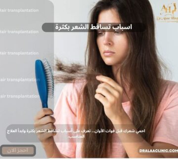 اسباب تساقط الشعر بكثرة