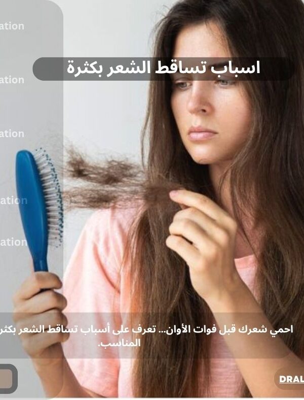 اسباب تساقط الشعر بكثرة
